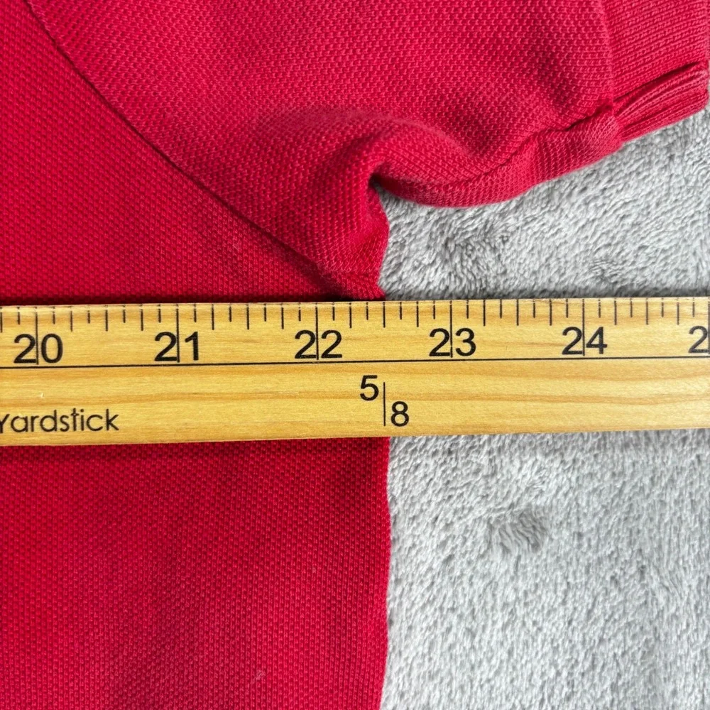 Polo Ralph Lauren Polo Shirt Mens XL Red Good Custom Fit Short Sleeve Cotton